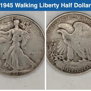 1945 Walking Liberty Half Dollar