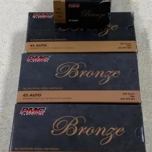 200 rnds PMC .45 Auto Ammo