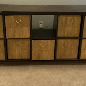 6' Basket Credenza