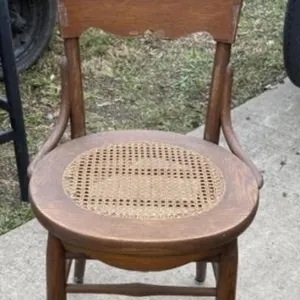 Oak Cane Seat Dining Chair