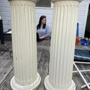 2 - Resin/Paper Mache Columns