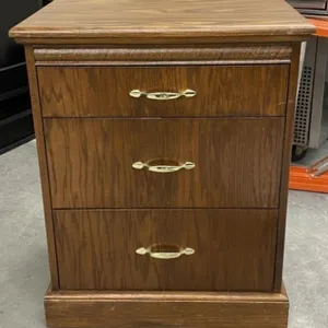 3 Drawer Rolling Credenza