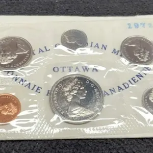1972 6 Coin Canada Mint Set