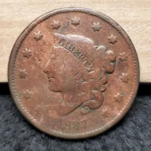 1837 Large Cent