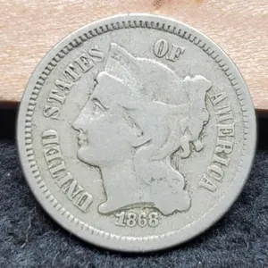 1868 Three Cent