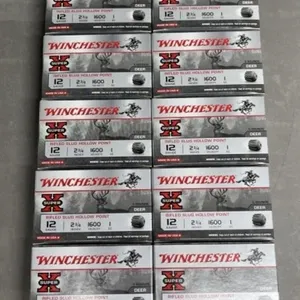 50 rnds Winchester 12ga 2 3/4" Rifled HP Slugs