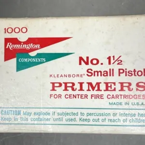 1000 Remington No. 1 1/2 Small Pistol Primers