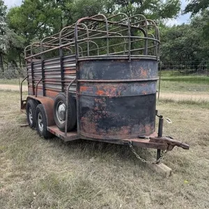14' x 5' shop made trailer. NO TITLE but it is