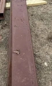 2 pieces of 8" purlin 25' long.