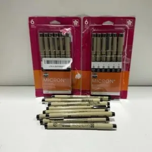 Sakura Micron Pens, 6 Pack - Fine Line,...