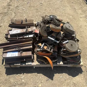 Pallet Lot;  Deck Pins & Ratchet Tie Down Straps