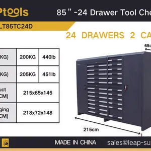 LEAPtools LT85TC24D 2150 mm 24-Drawer Tool Cabinet (Unused)