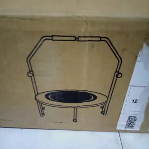 Fold Trampoline with Handle, Red, 31.5 x 14.8 x 6.3 Inch, Net Weight 11.0 kg/24.2 Lbs
