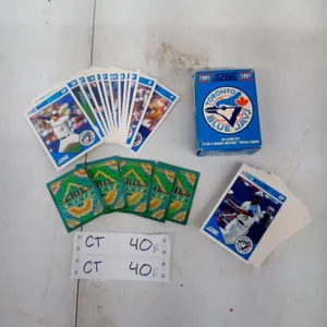 1991 Score Toronto Blue Jays 40 Card Set plus 5 Magic Motion Trivia Cards