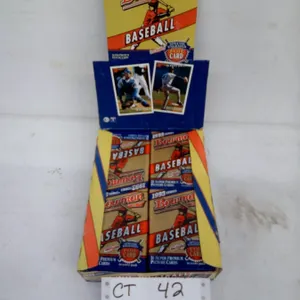 1993 Bowman Baseball Cards Box with Sealed Packs - 14 Super Premium Picture Cards per Pack