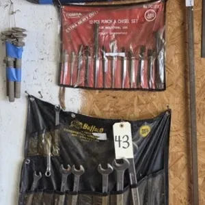 Buffalo Partial Wrench Set, Cobra Heavy Duty Punch