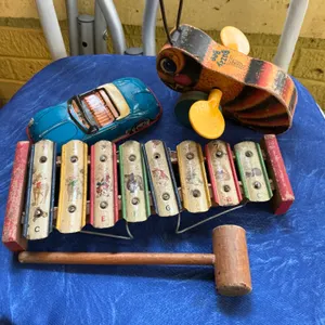 Vintage Toys and Xylophone