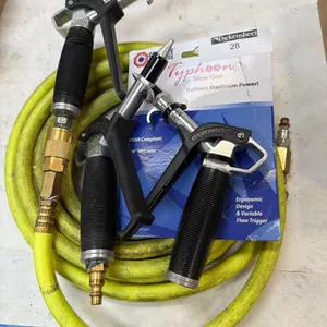 AIR HOSE & (3) AIR BLOW GUNS