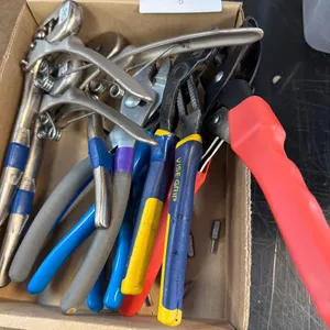 LOT OF PLIERS & PUNCHES