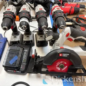 PORTER CABLE 20 V POWER TOOLS LOT