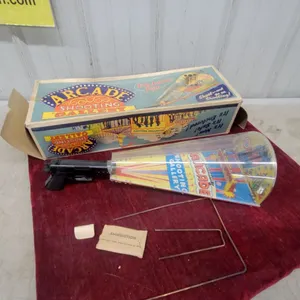Marx Vintage Arcade Shooting Gallery Toy with Original Box and Ammunition