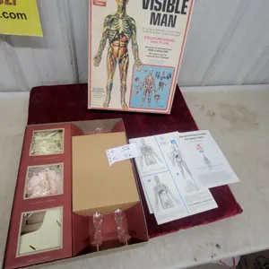Renwal "the Visible Man" No. 800 Anatomy Assembly Kit with Skeleton, Organs & Instructions