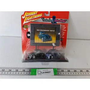 Johnny Lightning Yesterday & Today Die Cast Model Volkswagen Beetles, Sealed