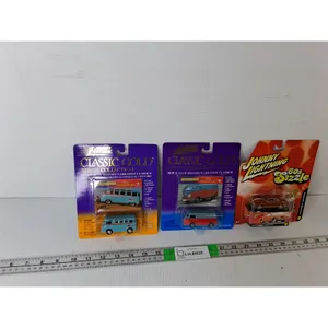(3) Johnny Lightning Die Cast Model Volkswagen Car & Buses, Sealed
