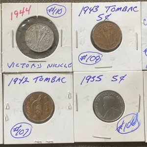 Collection of Canadian Nickels