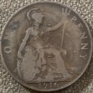 1916 Great Britain Penny