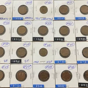 Collection of Canadian Pennies