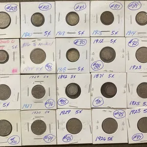 Collection of Canadian Antique Nickels