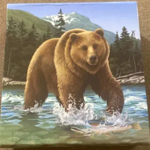 2014 The Grizzly $100 One Troy Ounce Fine Silver Coin 