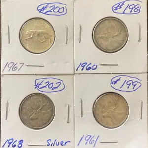 Canadian Silver Quarters