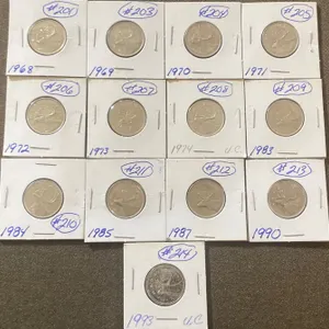 Collection of Canadian Quarters