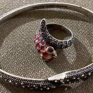Serpent Bracelet & Ring Pair 