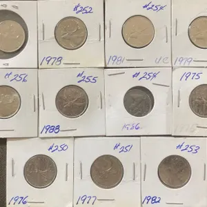 Collection of Canadian Quarters