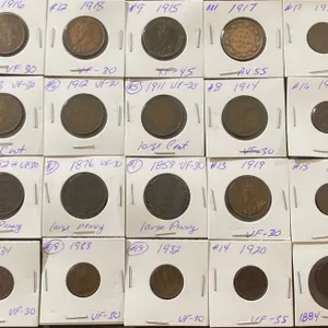 Collection of Canadian Antique Pennies