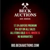Beck Auctions Inc. Terms & Conditions