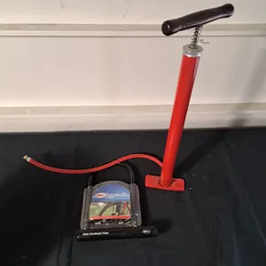Bell Hands Off Bicycle Lock & Bicycle Pump
