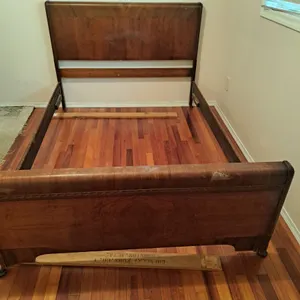 Wooden Bedframe with Headboard & Footboard