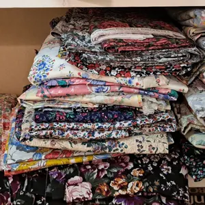 Assortment of Floral Printed Fabric
