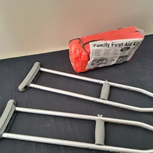 Unopened Family First Aid Kit & Guardian Crutches