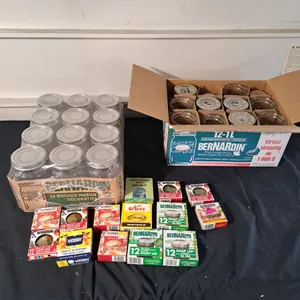 Assorted Canning Jars & Lids