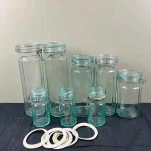 Tinted Hermetic Sealing Jars