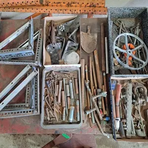 Wall brackets assortment of hardware Allen keys