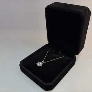 New 925S 3.0 Carat Diamond Solitaire Necklace