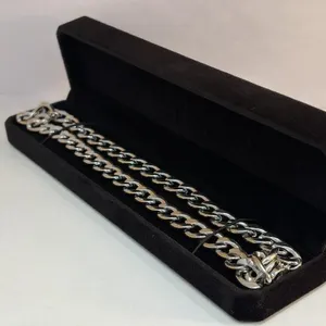 New Platinum Plated 11.0mm Cuban Link Necklace