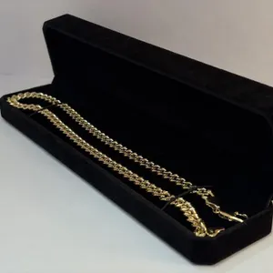 New 14K Gold Plated 8.0mm Cuban Link Necklace