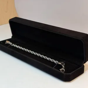 New Platinum Plated 6.0mm Rope Bracelet